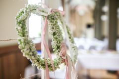 festliche Dekoration zur besonderes Anlässen wie hier bei einer Hochzeit...