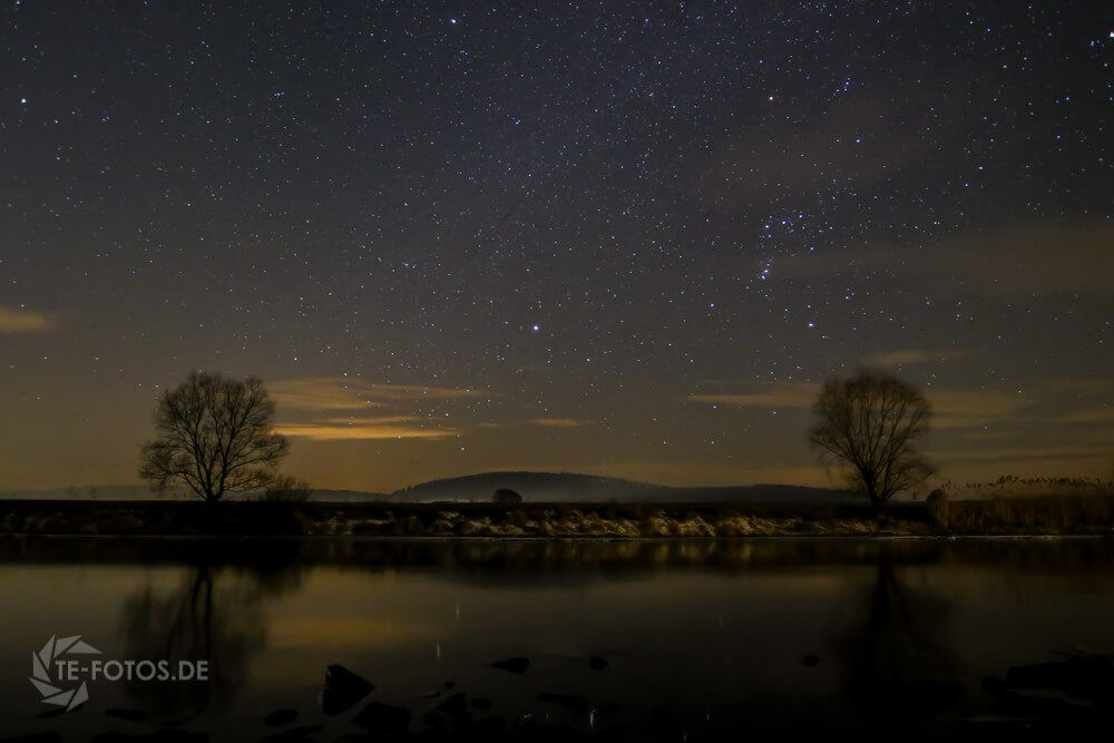 Sternenhimmel im Weserbergland bei Bodenfelde