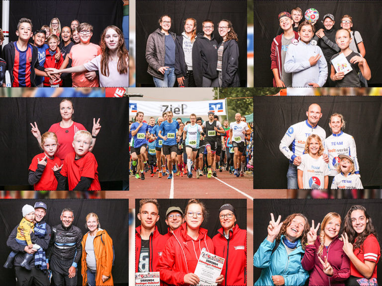 Fotobox beim Volkslauf in Schoningen