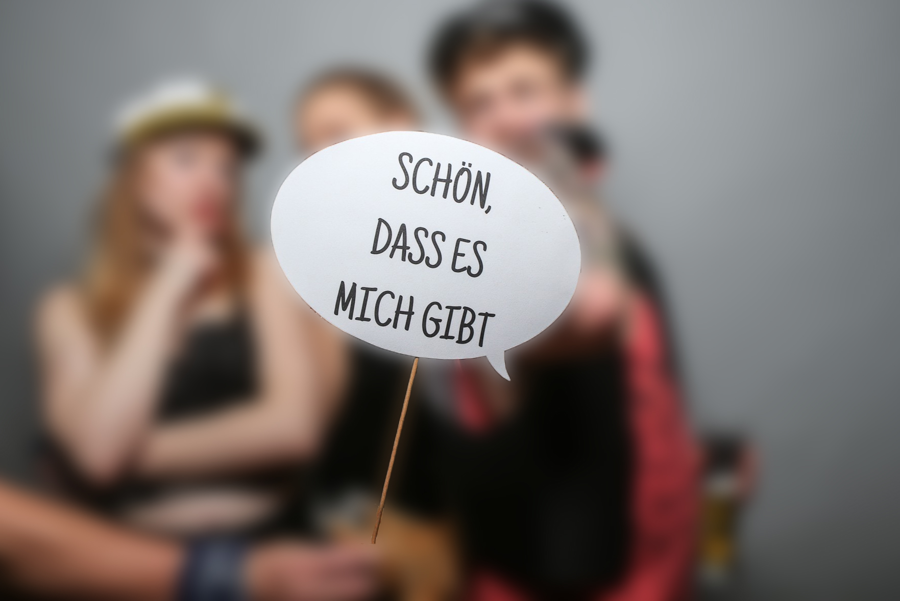 individuelle Fotobox Schildchen Props