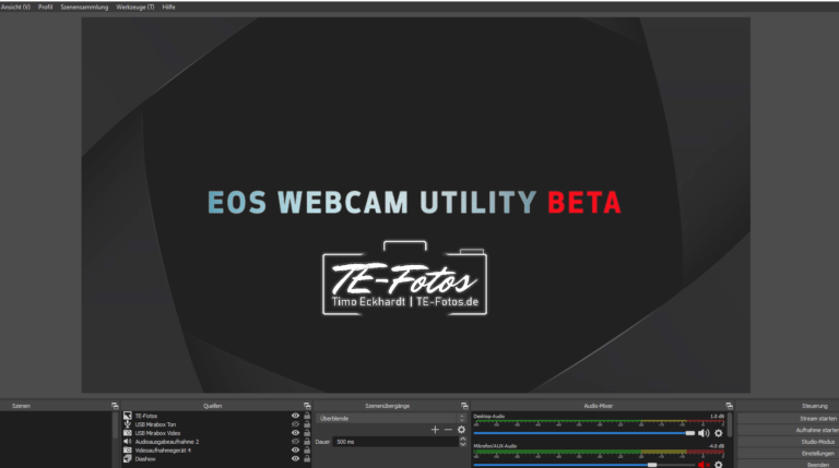 Livestreaming mit Canon DSLR Spiegelreflex